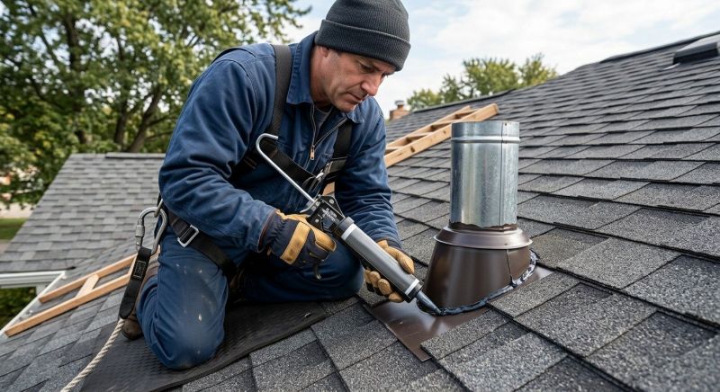 Roof Vent Flashing Repair in Mercer County, PA