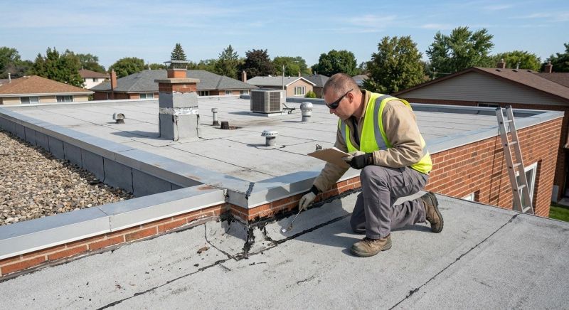 Rubber Roof Inspection in Mercer County, PA