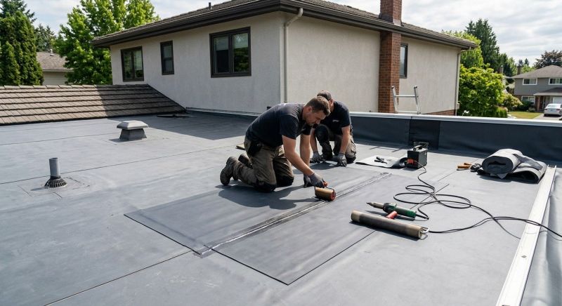 Rubber Roof Repair in Greenville, PA
