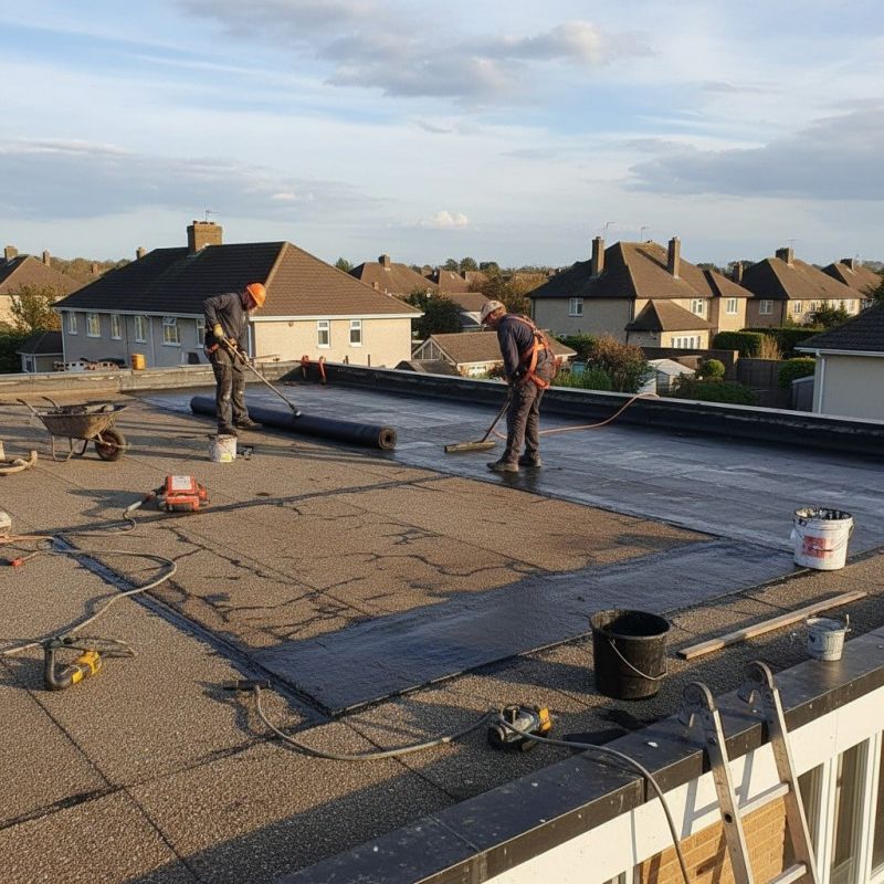 Rubber Roof Repair in Hubbard, OH