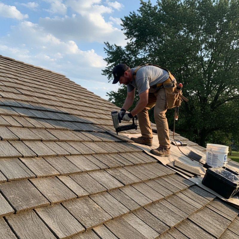 Shake Shingle Repair in Girard, OH