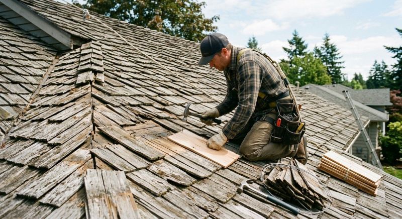 Shake Shingle Repair in New Wilmington, PA