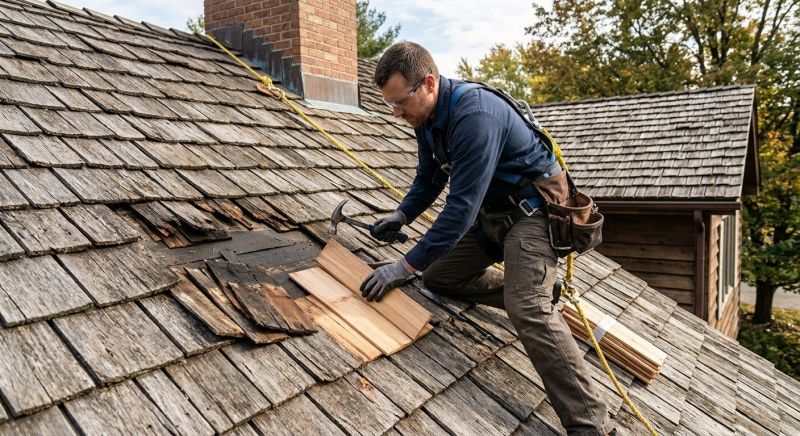 Shake Shingle Repair in Warren, OH