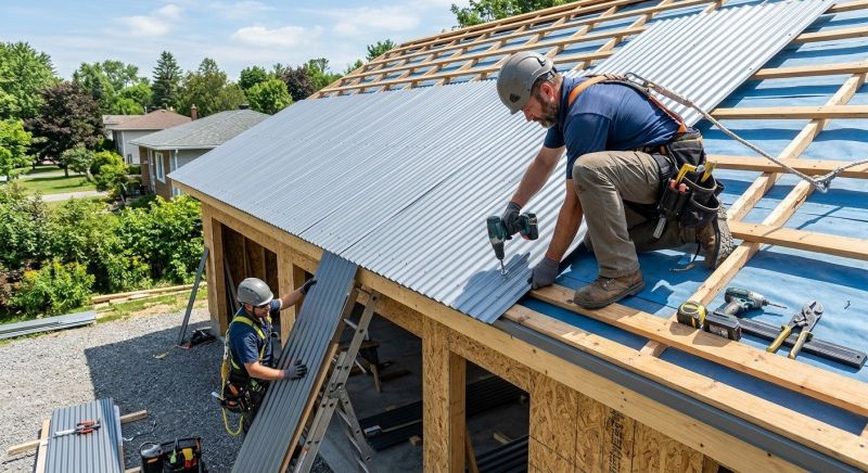 Sheet Roofing Installation in Linesville, PA