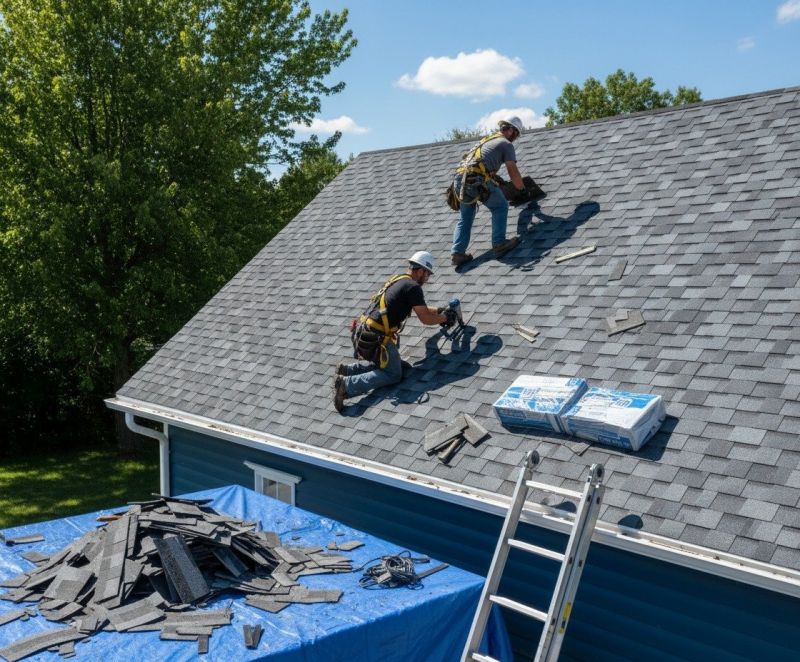 Shingle Roof Replacement in Cortland, OH
