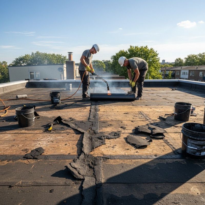 Single Ply Roof Repair in Mercer County, PA