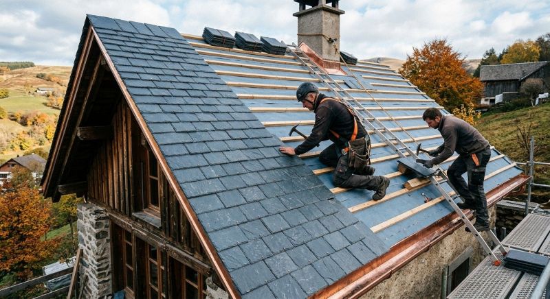 Slate Roof Construction in Warren, OH