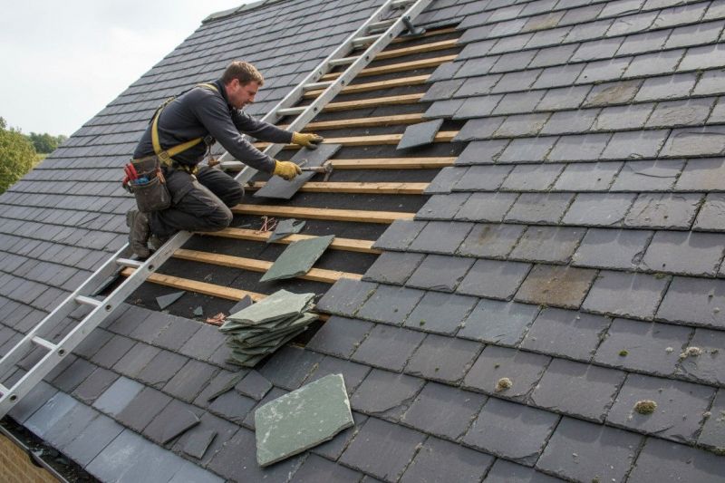 Slate Roof Repair in Girard, OH