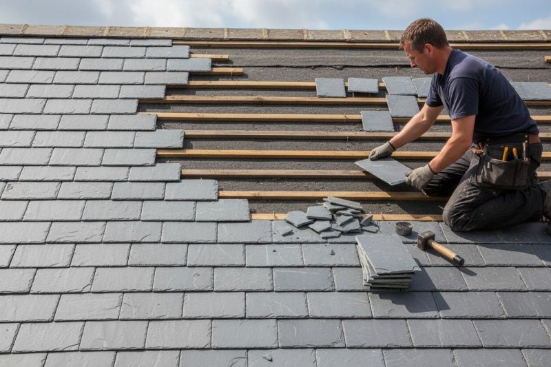 Slate Roof Repair in Hubbard, OH