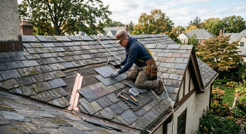 Slate Roof Repair in Meadville, PA