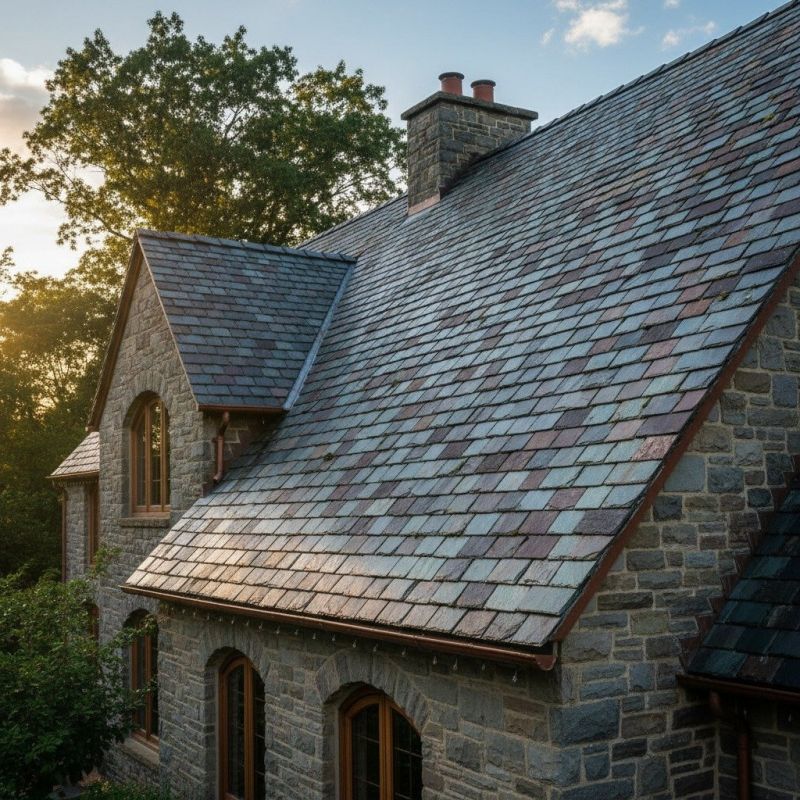 Slate Roof Replacement in Cortland, OH