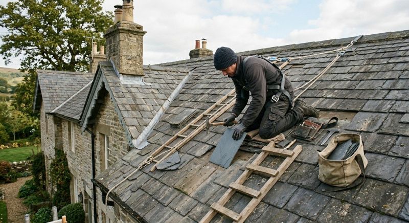 Slate Shingles Repair in Sandy Lake, PA