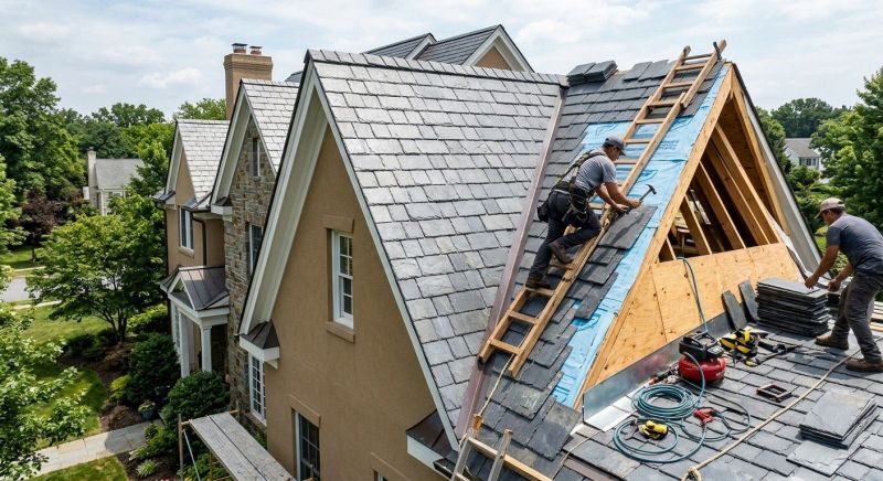 Slate Shingles Repair in Trumbull County, OH