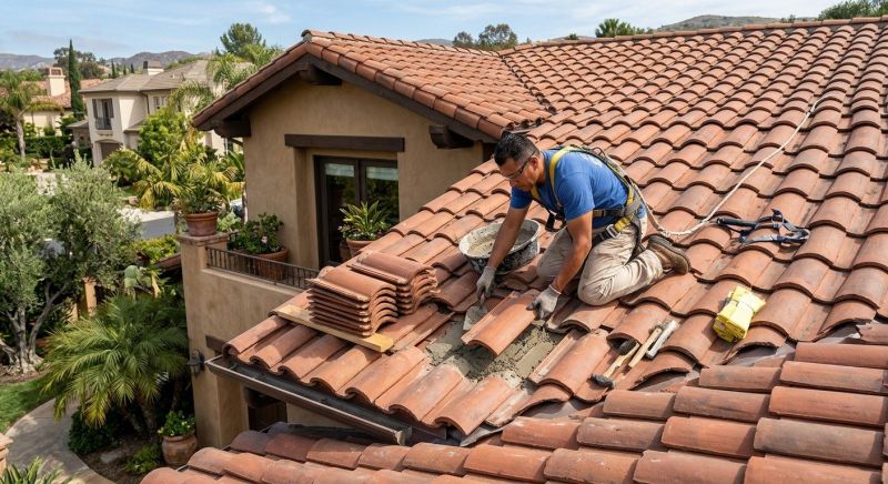 Spanish Tile Roof Repair in Mercer County, PA