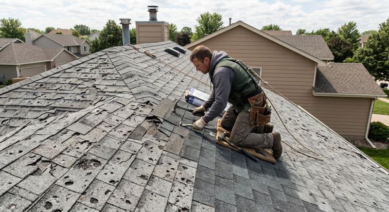 Storm Damage Roof Repair in Vienna, OH