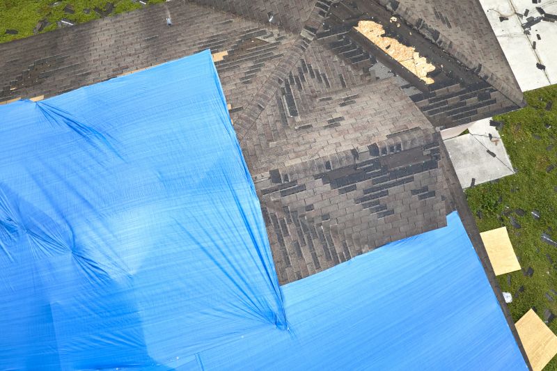 Storm Damage Roof Tarping in Mercer County, PA