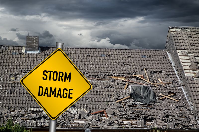 Storm Damage Roof Tarping in Mercer County, PA