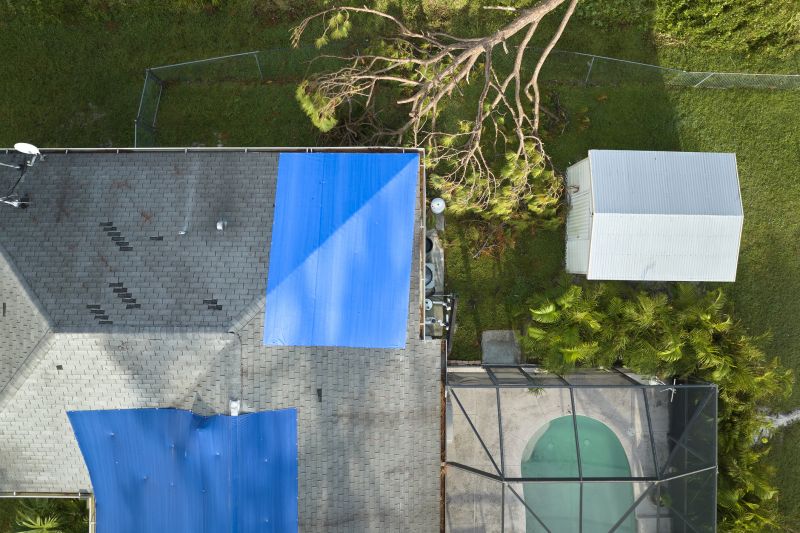 Storm Damage Roof Tarping in Mercer County, PA