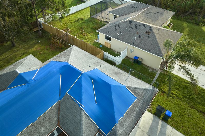 Storm Damage Roof Tarping in Mercer County, PA