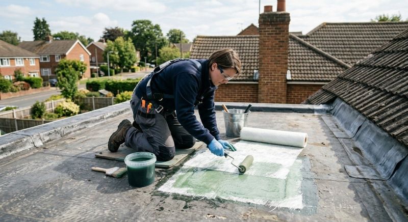Synthetic Roof Repair in Mercer County, PA