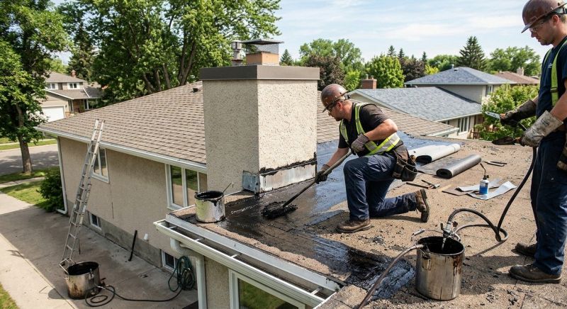 Tar And Gravel Roof Repair in Brookfield, OH