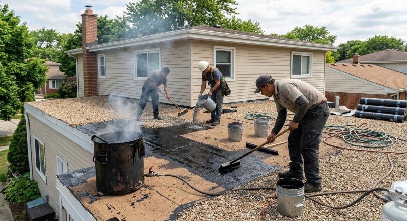 Tar And Gravel Roof Repair in Hermitage, PA