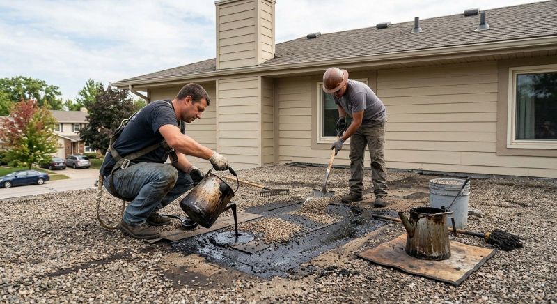 Tar And Gravel Roof Repair in Kinsman, OH