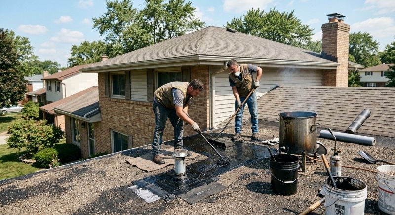 Tar Roof Repair in Hubbard, OH