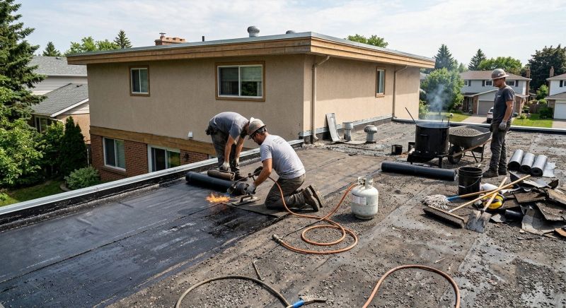 Tar Roof Repair in Hubbard, OH