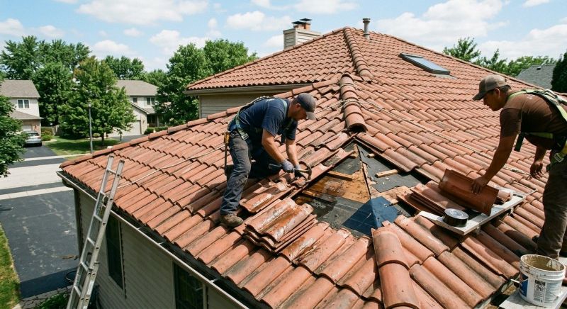 Tile Roof Repair in Cortland, OH