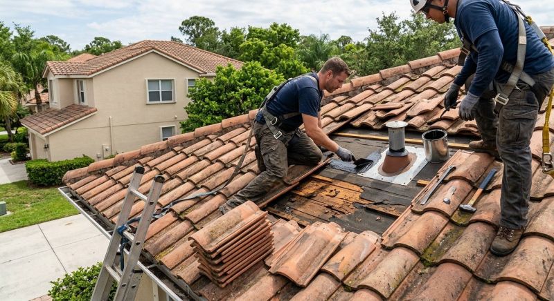 Tile Roof Repair in Cortland, OH