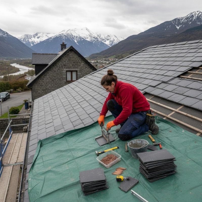 Tile Roof Repair in Linesville, PA