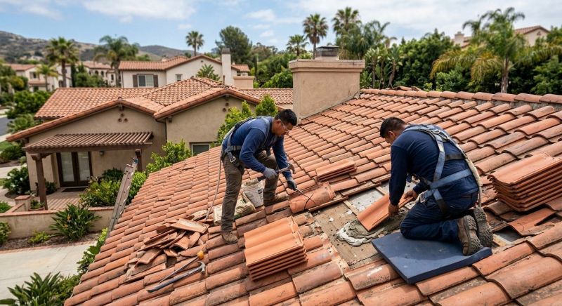 Tile Roof Repair in Linesville, PA
