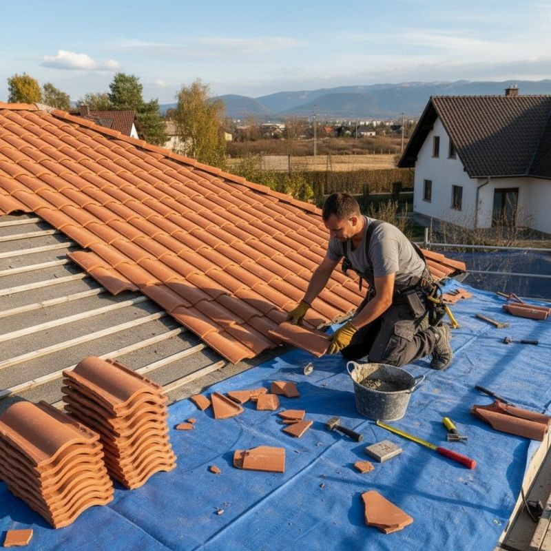 Tile Roof Repair in Volant, PA
