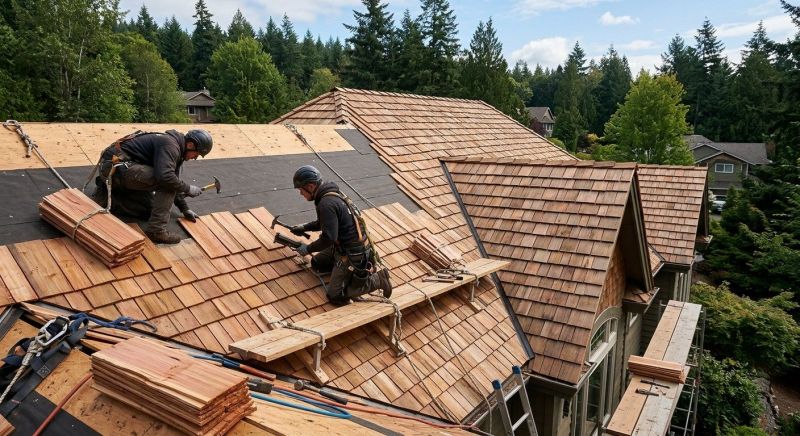 Wood Roofing Installation in Brookfield, OH