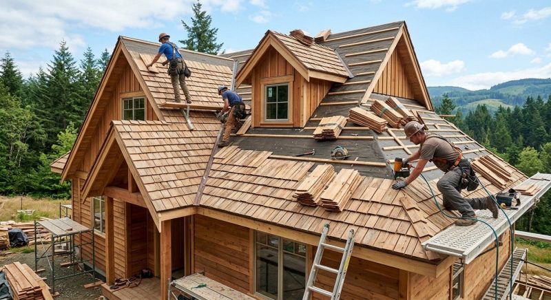 Wood Roofing Installation in Hubbard, OH