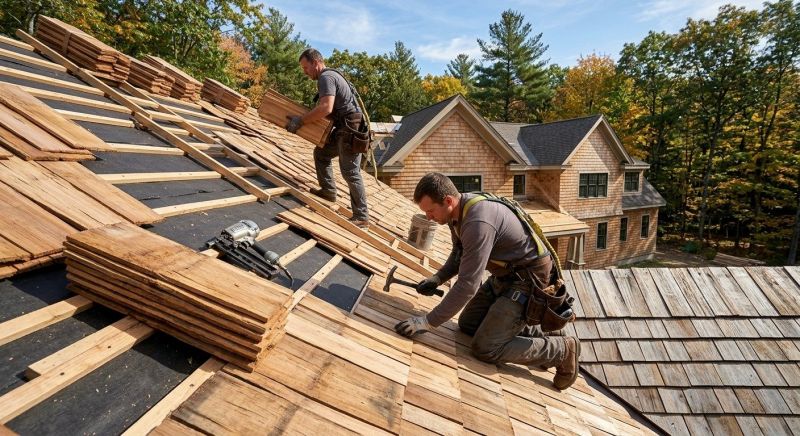 Wood Roofing Installation in Meadville, PA