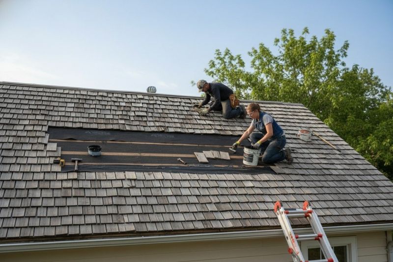 Wood Shake Roof Repair in Cortland, OH