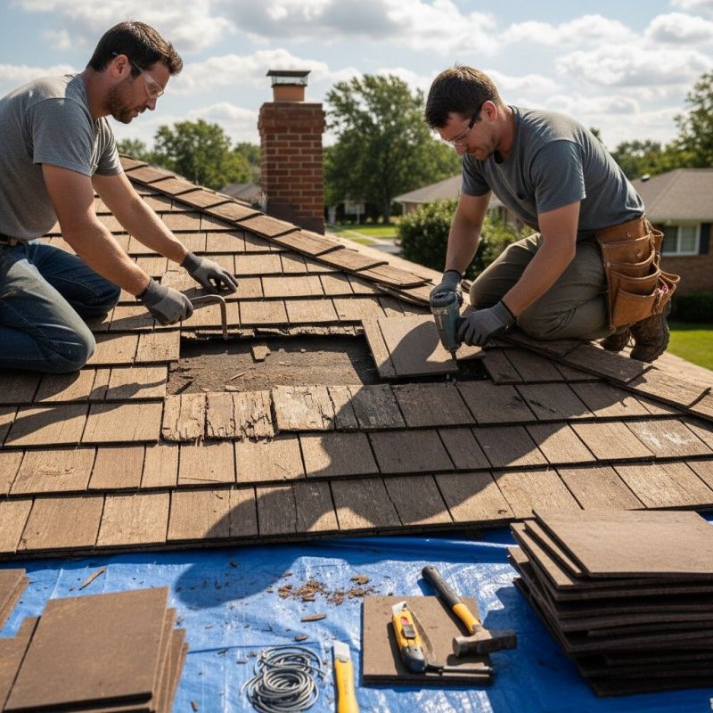 Wood Shake Roof Repair in Sandy Lake, PA