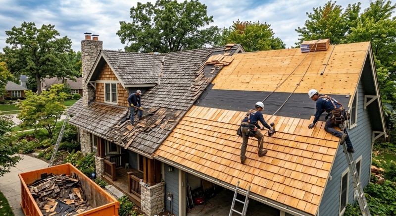 Wood Shake Roof Replacement in Crawford County, PA
