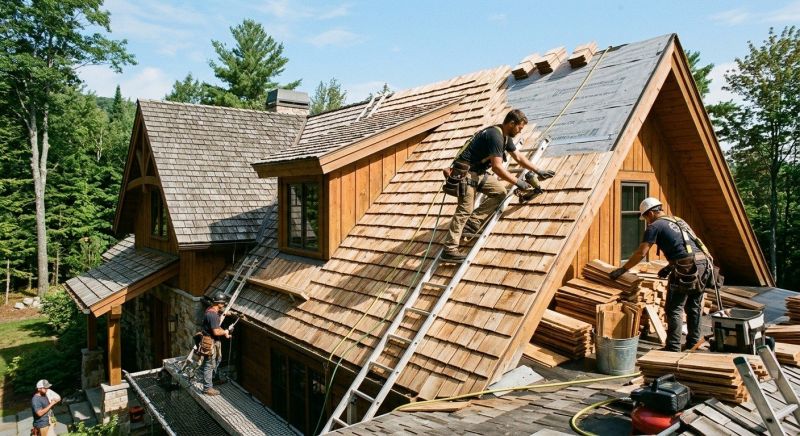Wood Shake Roof Replacement in New Wilmington, PA