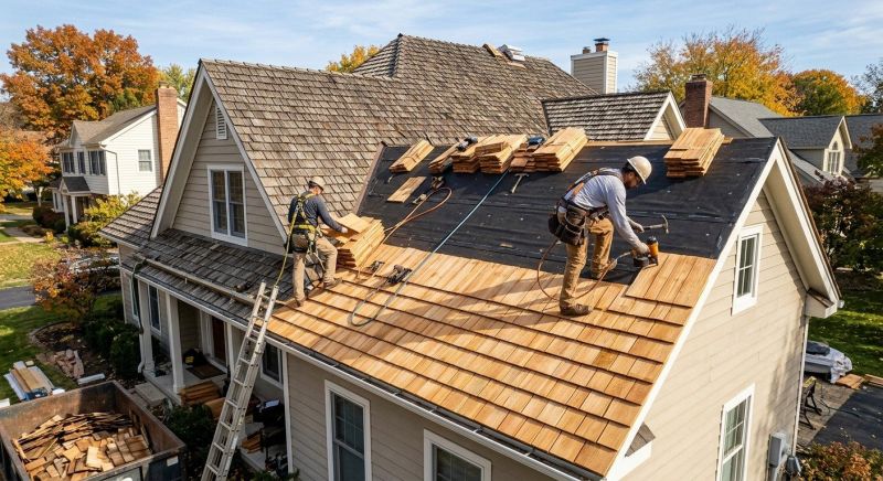 Wood Shake Roof Replacement in New Wilmington, PA